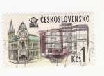 Sellos de Europa - Checoslovaquia -  Casas de Praga