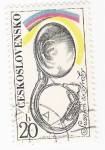 Stamps Czechoslovakia -  Trombon