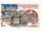 Stamps Czechoslovakia -  Tuneladora