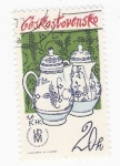 Stamps Czechoslovakia -  Jarras de cerámica