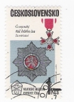 Stamps Czechoslovakia -  Condecoración
