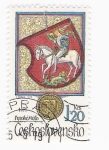 Stamps : Europe : Czechoslovakia :  Ginete y dragón