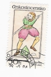 Stamps : Europe : Czechoslovakia :  Pracocarta