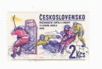 Sellos de Europa - Checoslovaquia -  Hokey