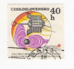 Stamps Czechoslovakia -  Inter Kosmos