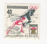 Sellos del Mundo : Europa : Checoslovaquia : Olimpiadas  1972