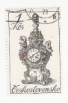 Stamps Czechoslovakia -  Reloj