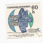 Stamps Czechoslovakia -  Inter Kosmos