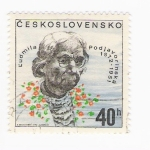 Stamps Czechoslovakia -  L'udmila Podjavorinská