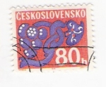 Stamps : Europe : Czechoslovakia :  Abstracto