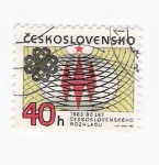 Sellos de Europa - Checoslovaquia -  Abstracto