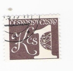 Stamps Czechoslovakia -  Abstracto