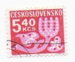 Sellos de Europa - Checoslovaquia -  Abstracto