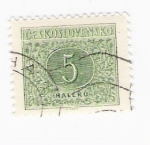 Stamps Czechoslovakia -  Haleru