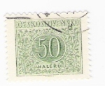 Stamps Czechoslovakia -  Haleru