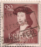 Stamps : Europe : Spain :  Edifil 1108, Fernando el Catolico (1452-1516)