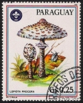 Stamps Paraguay -  SETAS-HONGOS: 1.209.011,00-Lepiota procera