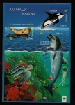 Stamps France -  Animales marinos HB  WWF