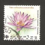 Sellos de Asia - Tailandia -  flora, nymphaea capensis thunberg