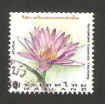 Sellos del Mundo : Asia : Tailandia : flora, nymphaea capensis thunberg