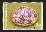 Sellos de Asia - Tailandia -  flores
