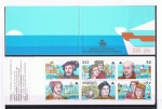 Stamps Spain -  Edifil  2919C  Centenario del Descubrimiento de América   Carné con los seis sellos