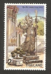 Stamps Thailand -  estatua china de piedra