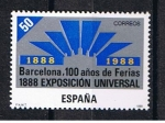 Stamps Spain -  Edifil  2951  I  Centenario de la exposición UIniversal de Barcelona  