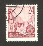Stamps Germany -  126 - Avenida Stalin en Berlín