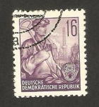 Stamps Germany -  124 - metalúrgico