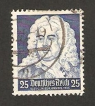 Sellos de Europa - Alemania -  Handel, músico