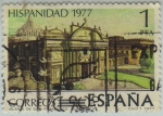 Stamps Spain -  Hispanidad-Guatemala-Iglesia de San Francisco-1977