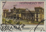 Stamps Spain -  Hispanidad-Guatemala-Palacio nacional-1977