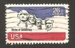 Sellos de America - Estados Unidos -  Santuario de la democracia