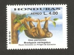 Stamps : America : Honduras :  oso perezoso
