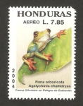 Sellos del Mundo : America : Honduras : rana arboricola