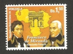 Sellos del Mundo : America : Venezuela : Francisco de Miranda, emisión conjunta con Francia