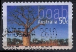 Stamps Australia -  Arboles de Australia. Boab.