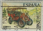 Stamps : Europe : Spain :  automoviles antiguos españoles-La cuadra(1900)-1977