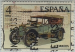 Stamps Spain -  automoviles antiguos españoles-Hiospano suiza(1916)-1977