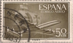 Stamps : Europe : Spain :  Edifil 1171, Superconstellation y nao