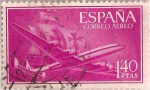 Stamps : Europe : Spain :  Edifil 1174, Superconstellation y nao