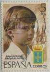 Sellos de Europa - Espaa -  Felipe de Borbon-Principe de Asturias-1977