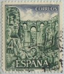 Stamps Spain -  serie turistica-Tajo de Ronda(Malaga)-1977