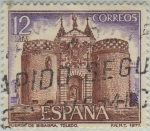 Stamps Spain -  serie turistica-Puerta de Bisagra(Toledo)-1977