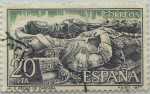 Sellos de Europa - Espa�a -  Mponasterio de San Pedro de Cardeña-sepulcro del Cid y Dª Jimena-1977