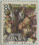 Stamps Spain -  centenarios-Tiziano(1477-1576)-1978