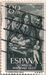 Stamps Spain -  Edifil 1184, La sagrada familia (El greco)