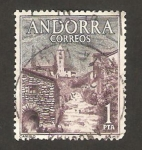 Stamps Andorra -  vista de canillo