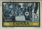 Stamps Spain -  Pablo Picasso- Las Meninas-1978